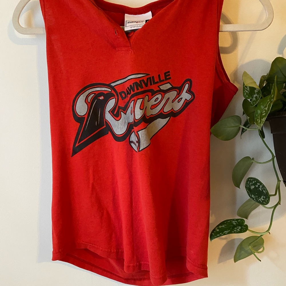 Vintage style softball tank top